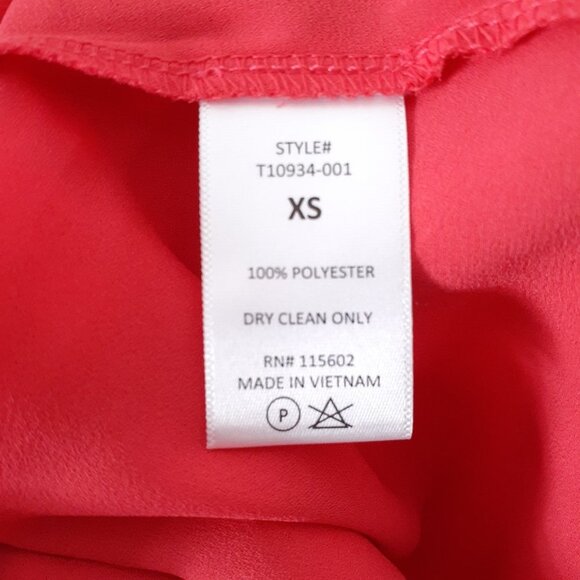 All In Favor Womens Top XS Poppy Red 539A - Picture 5 of 5